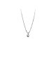 COLLANA PUNTO LUCE 4 GRIFFE IN ARGENTO E MOISSANITE 0,30 KT MOD. 79240 [e216facd]