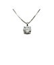 COLLANA PUNTO LUCE 4 GRIFFE IN ARGENTO E MOISSANITE 1,00 KT MOD. 79243 [6be393cf]