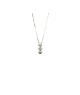 COLLANA TRILOGY FIORE IN ARGENTO E MOISSANITE 0,75 KT MOD. 79249 [5ddee7c2]