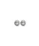 ORECCHINI OVALE CON PAVE' IN ARGENTO E MOISSANITE  2,0 KT MOD. 79361 [31f53539]