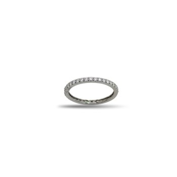 ANELLO VERETTA A TUTTO GIRO IN ARG. E MOISSANITE 0,65 KT MOD. 79389 [cdbe7e5d]