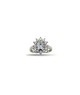 ANELLO PRINCESS IN ARG. E MOISSANITE  2,00 KT MOD. 79415 [30596e16]