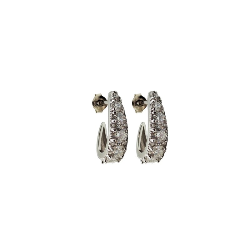 ORECCHINI IN ARGENTO E MOISSANITE 3,25 KT MOD. 79500 [f371ec4a]