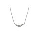 COLLANA CON FASCIA 7 PIETRE CENTRALE IN ARG. E MOISSANITE 1,15 KT MOD. 79504 [efc38e4d]
