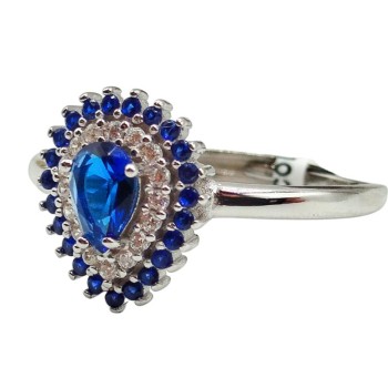 an. goccia in argento con zirconi colorati mod. ri801 [0097edb6]