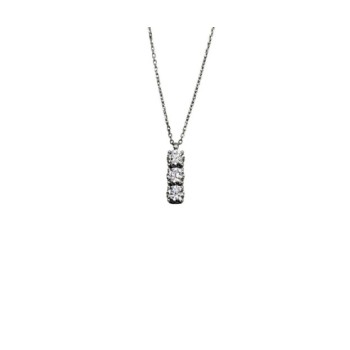 COLLANA TRILOGY IN ARGENTO E MOISSANITE 1,50KT MOD. 79520 [2a59f6f6]