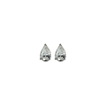 OR.PUNTO LUCE A GOCCIA IN ARGENTO E MOISSANITE  1,0 KT MOD. 79531 [1a6f432b]