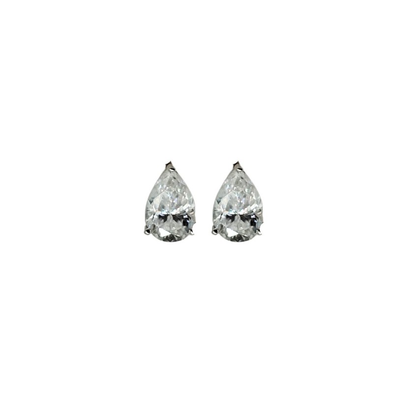 OR.PUNTO LUCE A GOCCIA IN ARGENTO E MOISSANITE  1,0 KT MOD. 79531 [1a6f432b]