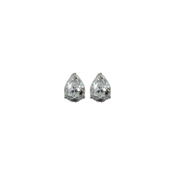 ORECCHINI PUNTO LUCE GOCCIA IN ARG. E MOISSANITE  1,60KT MOD. 79532 [939a2a29]
