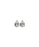 ORECCHINI PUNTO LUCE A GOCCIA IN ARGENTO E MOISSANITE  2,5 KT MOD. 79533 [1436f228]