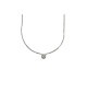 COLLANA PUNTO LUCE CIPOLLINO IN ARGENTO E MOISSANITE 0,30KT MOD. 79767 [a09d121d]