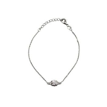 BRACCIALE CENTRALE TONDO IN ARG. E MOISSANITE 0,80 KT MOD. 79795 [cfa2cbfb]