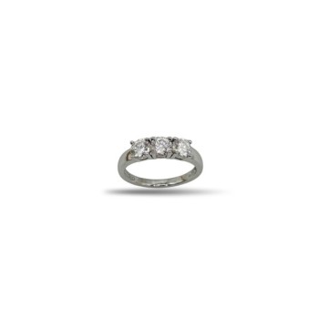 ANELLO TRILOGY IN ARG. E MOISSANITE 1,50 KT MOD. 79798 [cb69c736]