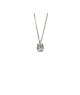 COLLANA PUNTO LUCE OVALE IN ARGENTO E MOISSANITE 2,00 KT MOD. 79874 [8cde1c79]