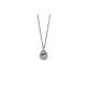 COLLANA PENDENTE A GOCCIA CON PAVE' IN ARG. E MOISSANITE  1,25 KT MOD. 79876 [8287ad7a]