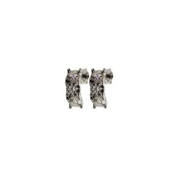 ORECCHINI TRILOGY BOMBATO IN ARG. E MOISSANITE 2,4KT MOD. 79912 [cf362df4]