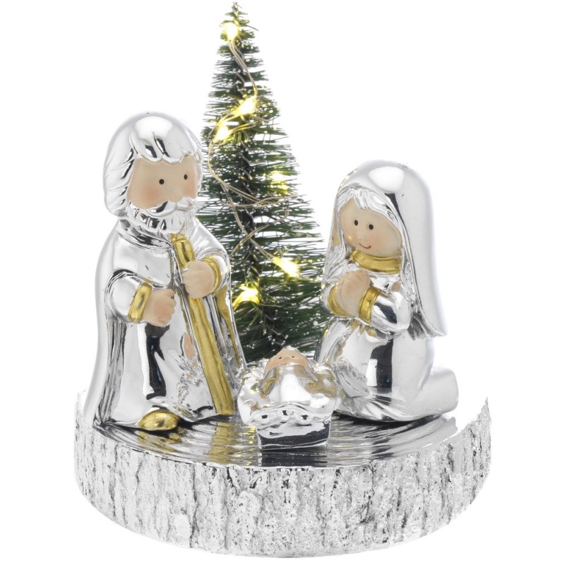 PRESEPE SU TRONCO, MOD. 8590-01 AR [16210b09]