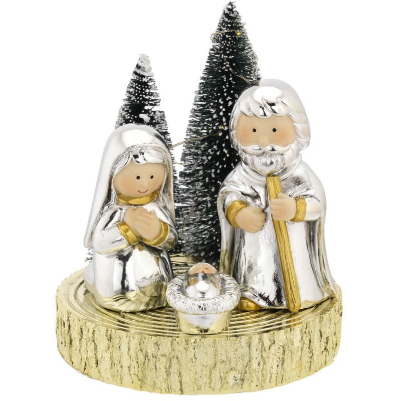 PRESEPE SU TRONCO, MOD. 8590-03 OR [da1214a2]