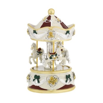 GIOSTRA NATALIZIA RESINA ARGENTATA, MOD. 8602-05 [87b4c310]