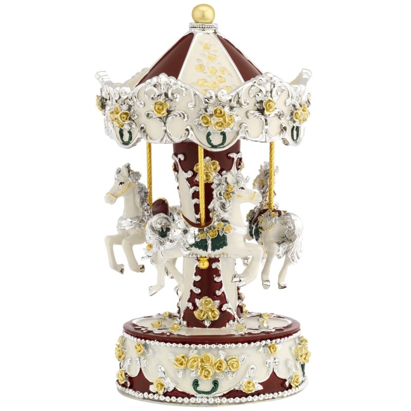 GIOSTRA NATALIZIA RESINA ARGENTATA, MOD. 8602-07 [89ed7213]