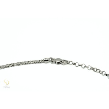 Catena in Argento MOD. ALCT424 [bf5c1cc5]