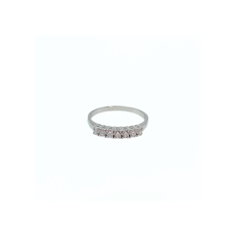 ANELLO ORO VERETTA 5 PIETRE, MOD. ALLANVER343 [6b786fe0]