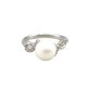 anello oro con perla e zirconi mod.am3-89 [459fee55]