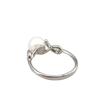 anello oro con perla e zirconi mod.am3-89 [ace575ab]