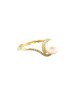 anello oro con perla e zirconi mod.am59-78 [418d1990]