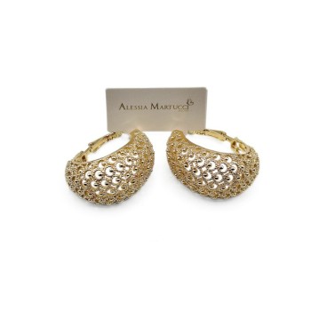 OR. IN BRONZO CERCHIO BOMBATO LAVORATO mod. AMOR028 [5b0e0218]