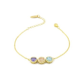 Bracciale argento cristalli e zirconi mod. BR601DM [d228b8ba]