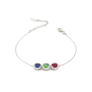 Bracciale argento cristalli e zirconi mod. BR601M [9904a5cd]