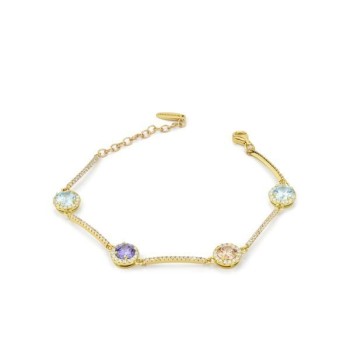 Bracciale argento cristalli e zirconi mod. BR604DM [82b0f5d6]