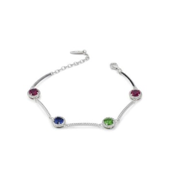 Bracciale arg. cristalli e zirconi mod.BR604M [013c2dba]