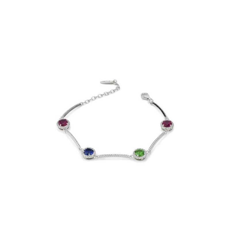 Bracciale arg. cristalli e zirconi mod.BR604M [013c2dba]