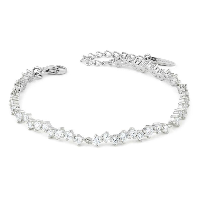 BRACCIALE IN ARGENTO E ZIRC. MOD. BR629 [3f8d7002]