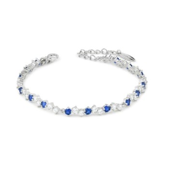 BRACCIALE IN ARGENTO E ZIRC. MOD. BR629B [afb09038]