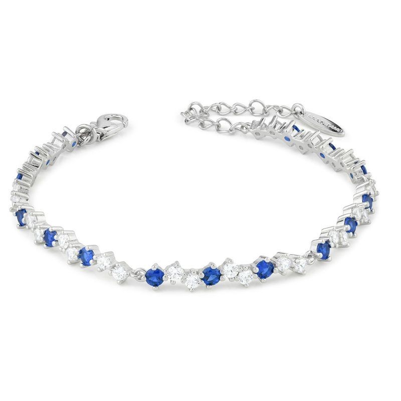 BRACCIALE IN ARGENTO E ZIRC. MOD. BR629B [afb09038]