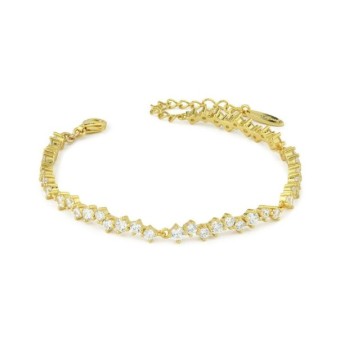 BRACCIALE IN ARGENTO E ZIRC. MOD. BR629D [bd5b433c]