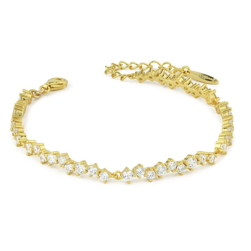 BRACCIALE IN ARGENTO E ZIRC. MOD. BR629D [bd5b433c]