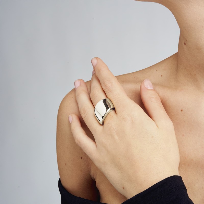 ANELLO IN BRONZO BIANCO MOD. 2048 [0281928a]