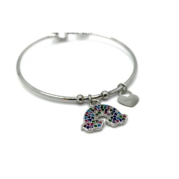 bracciale acciaio rigido charms mod.brdr00071 [c83dc7cf]