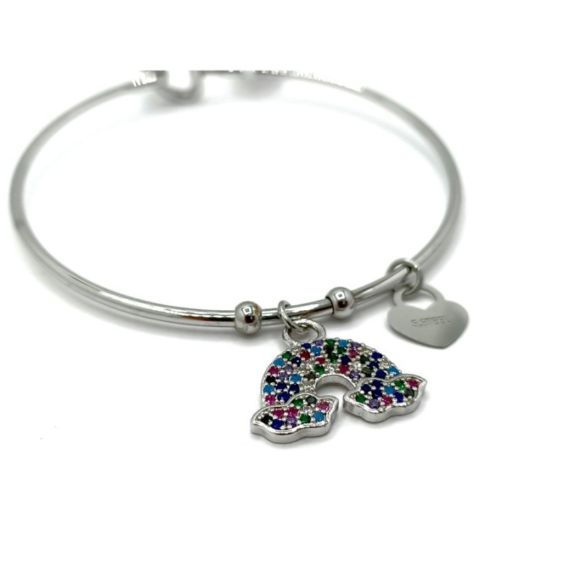 bracciale acciaio rigido charms mod.brdr00071 [c83dc7cf]