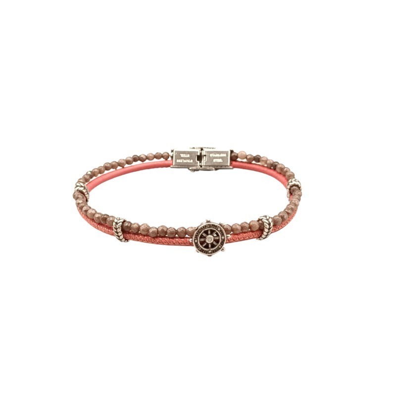 Bracciale Uomo in Pelle Mod.BRU00982 [465ee1d6]