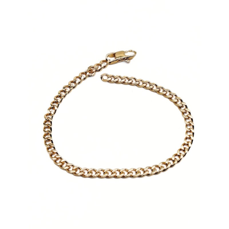 BRACCIALE GRUMETTA ACCIAIO DORATO MOD. BRU02623GN [7d7ebb24]