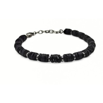 BR. ACCIAIO NERO LAVORATO MOD. BRU03452 [10460a84]