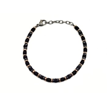 BR. ACCIAIO CON BARILOTTI BICOLOR MOD. BRU03453D [56436fe9]