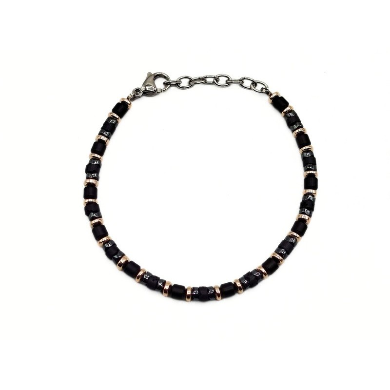 BR. ACCIAIO CON BARILOTTI BICOLOR MOD. BRU03453D [56436fe9]