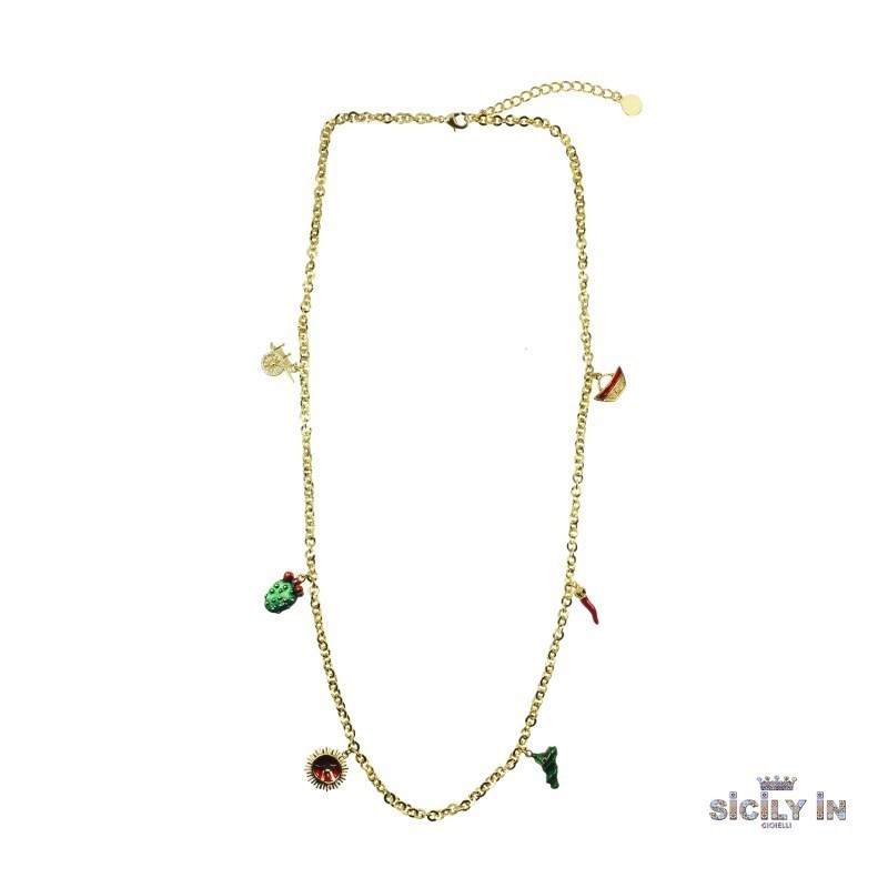Collana 'Sicily In' mod. CL128G [da2b47ca]