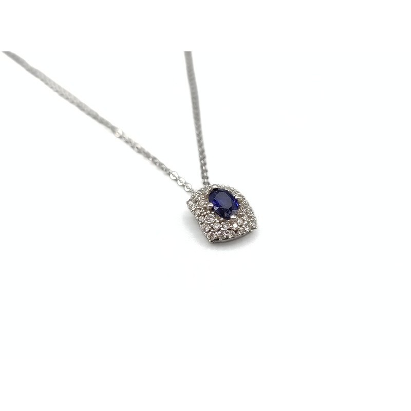 Pendente con zaffiro mod.cv060 [e74f049a]